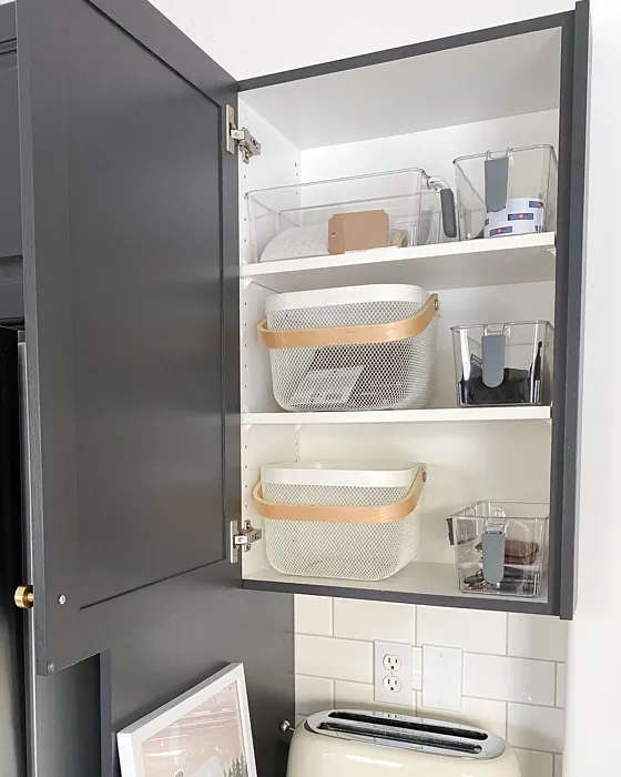 Midnight Oil kitchen cabinets color review