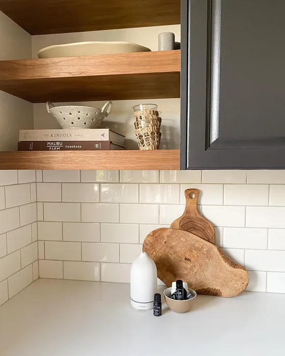 Midnight Oil kitchen cabinets paint