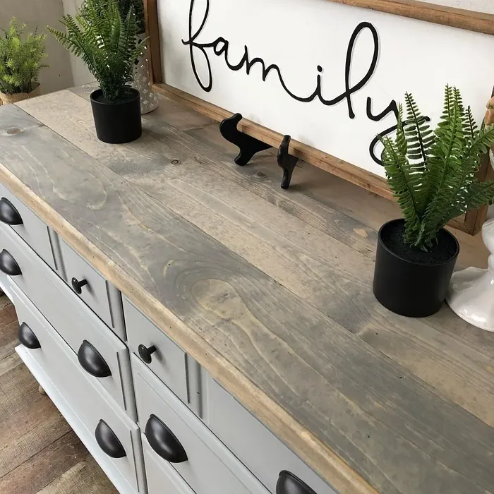 Misty Gray painted furniture color