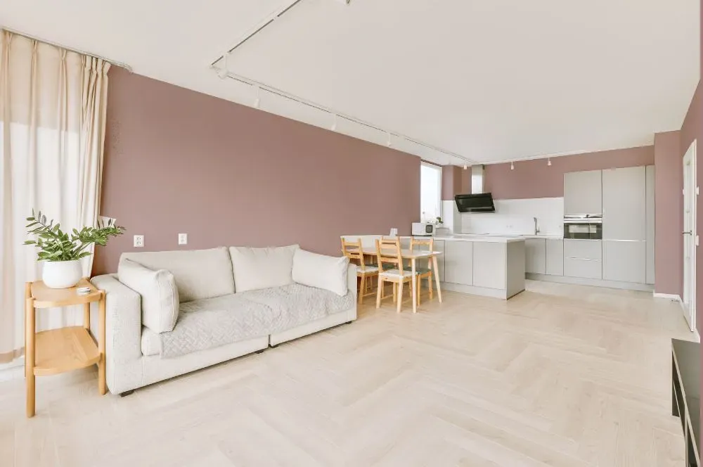 Benjamin Moore Monet living room interior