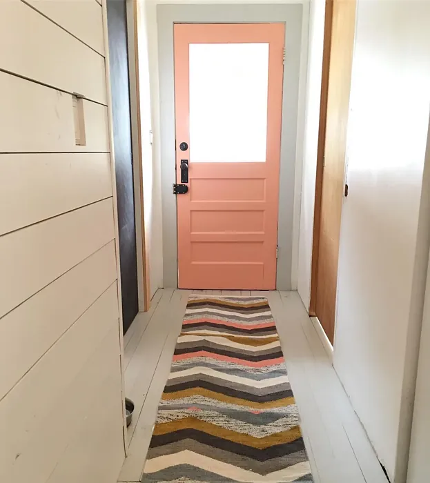 Benjamin Moore Monticello Peach door color