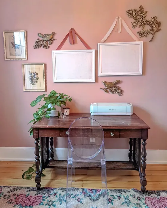 Monticello Rose home office color