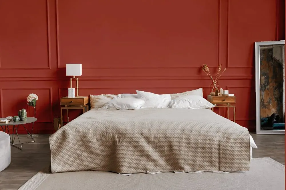 Benjamin Moore Moroccan Spice bedroom