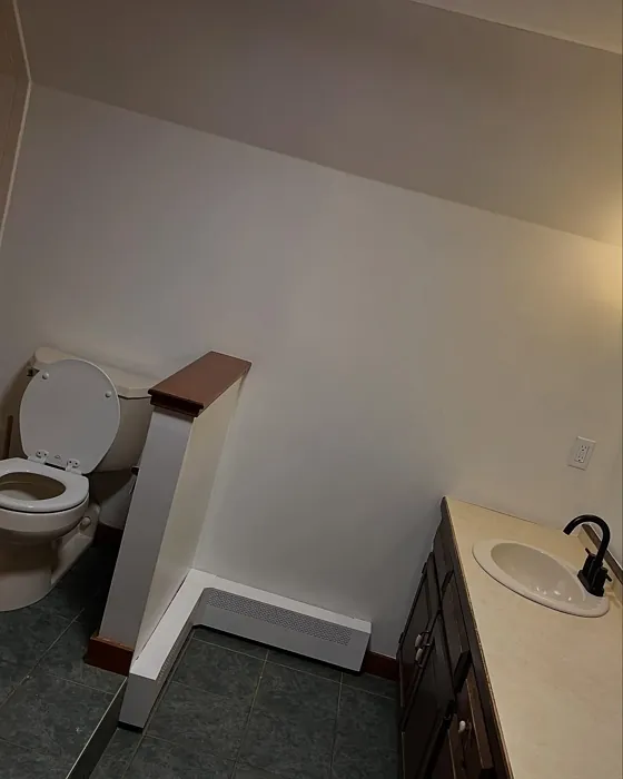 Mountain Peak White bathroom makeover