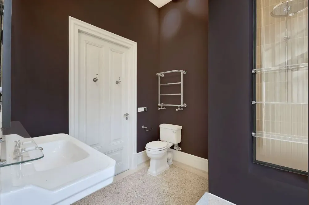 Benjamin Moore Mountain Ridge bathroom