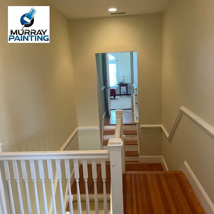 Nantucket Breeze hallway color review