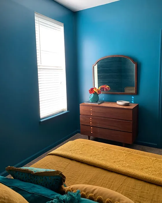 Benjamin Moore Naples Blue bedroom review