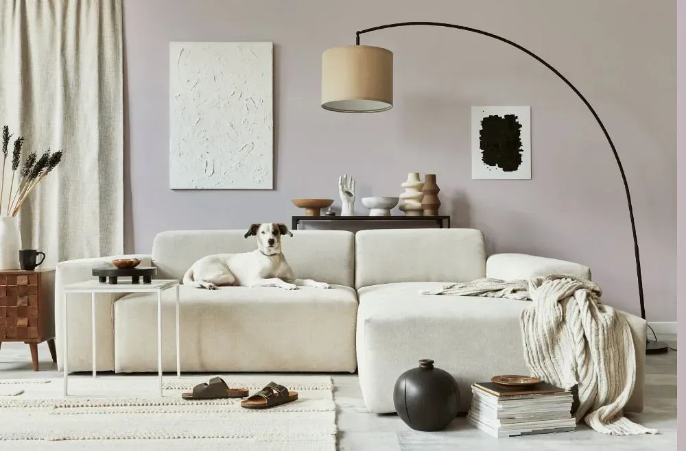 Benjamin Moore New Age cozy living room