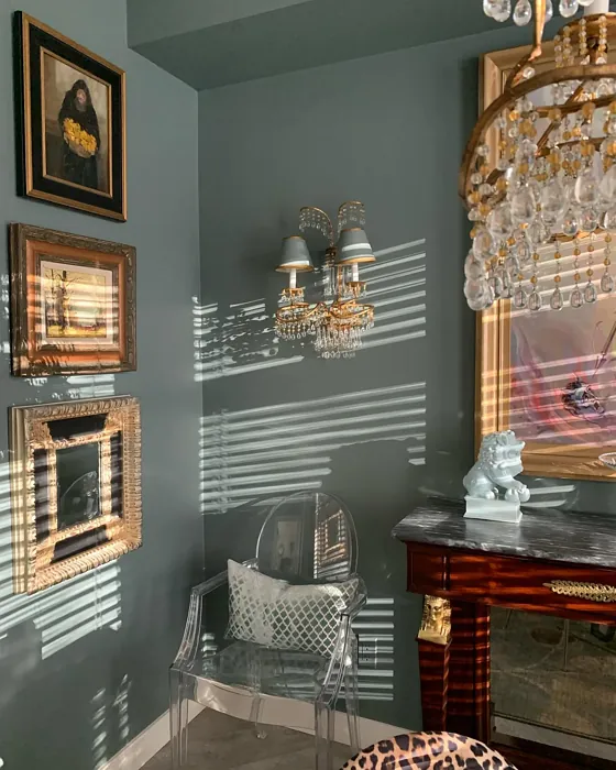 Benjamin Moore Night Train wall paint color review