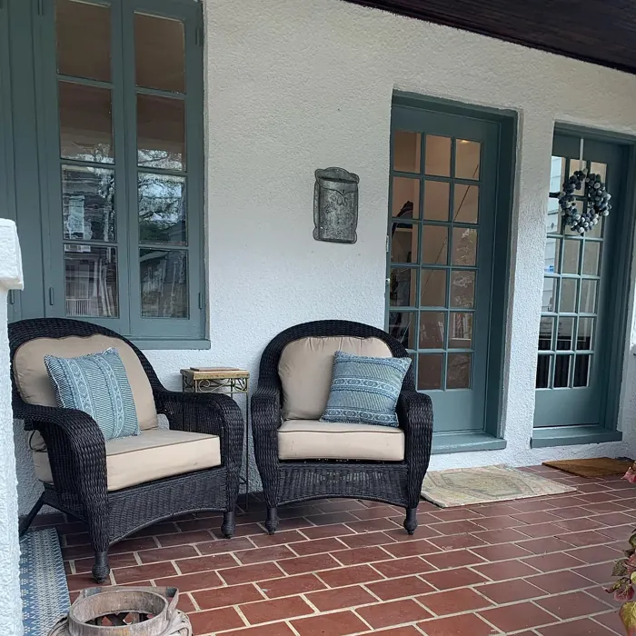 Benjamin Moore Smoky Mountain exterior color