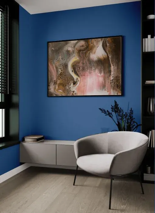 Benjamin Moore Nile Blue living room