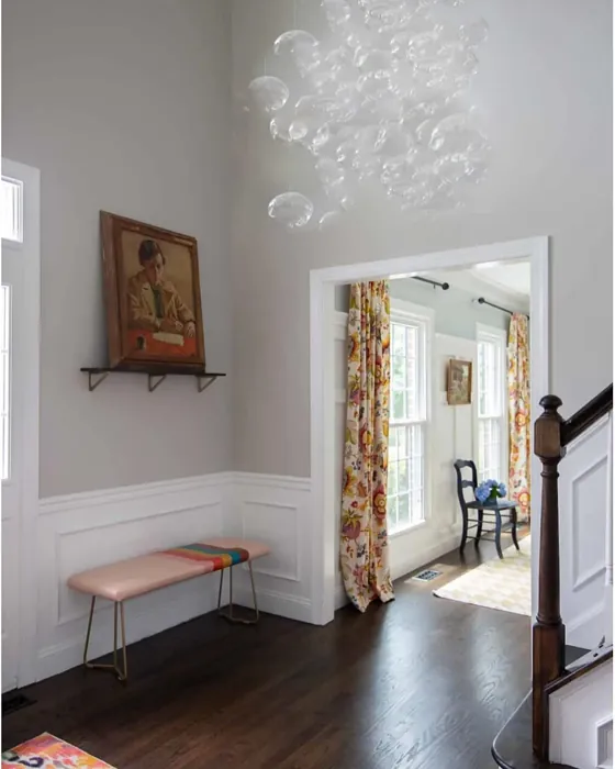 Benjamin Moore Nimbus hallway 