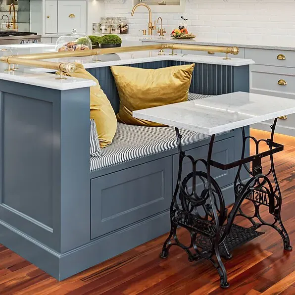 Benjamin Moore Nocturnal Gray Kitchen Cabinets