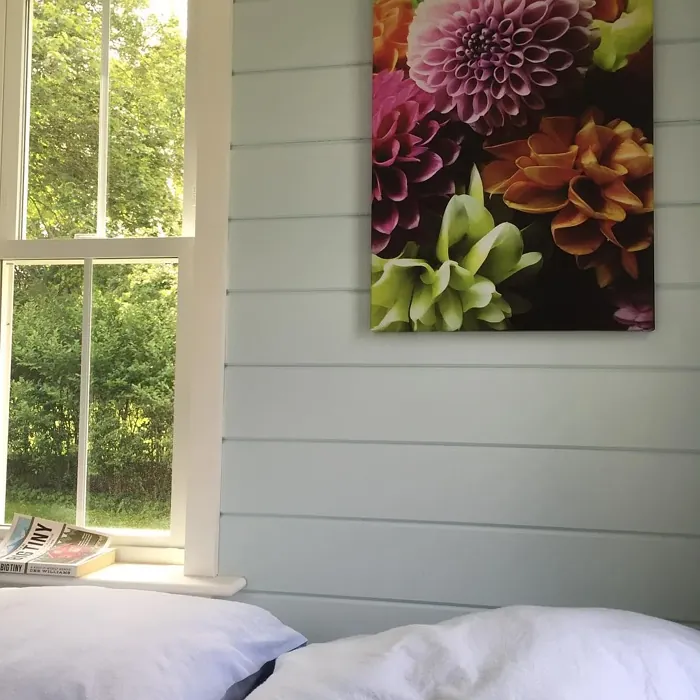 Benjamin Moore Ocean Air bedroom color review