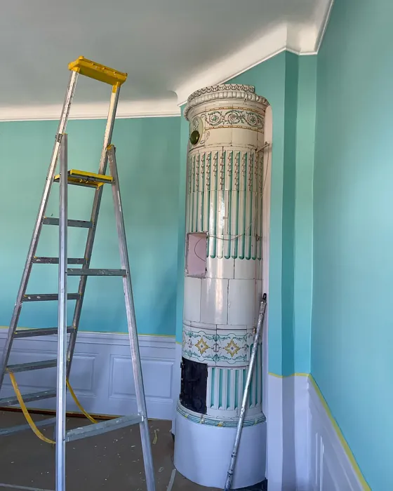 Bm Oceanic Teal Wall Paint