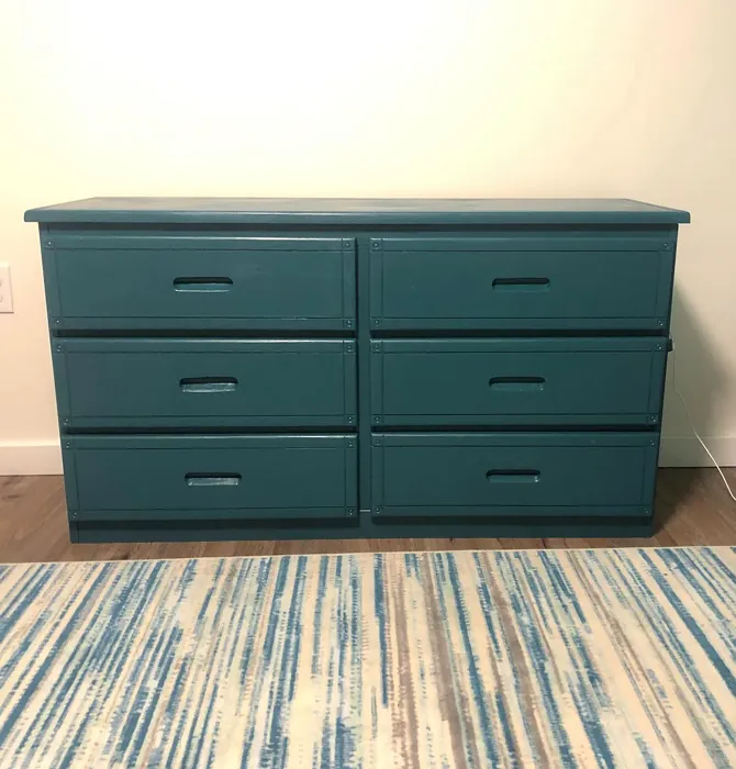 Olympus Green Painted Dresser