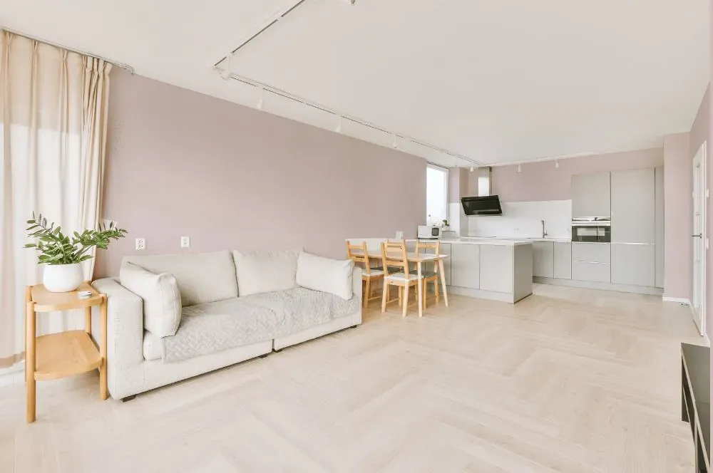 Benjamin Moore Organdy living room interior