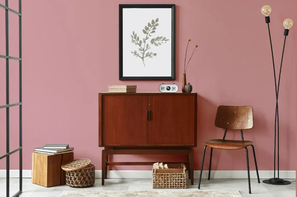 Benjamin Moore Palermo Rose japandi interior