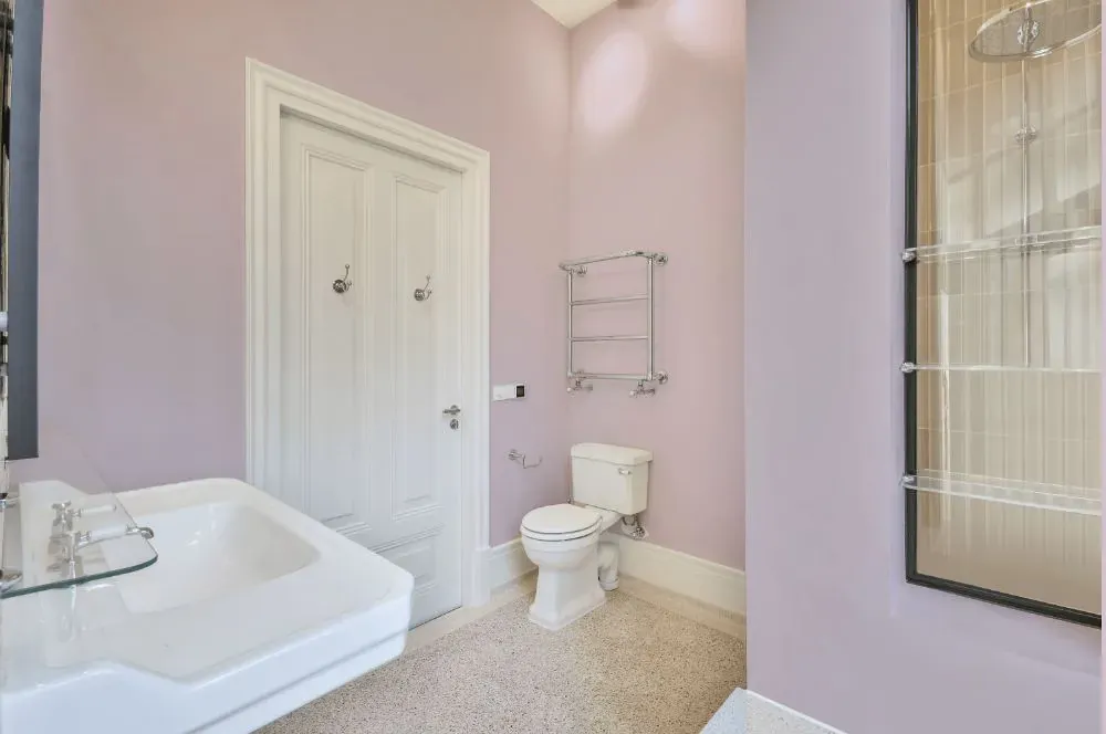 Benjamin Moore Peace and Happiness bathroom