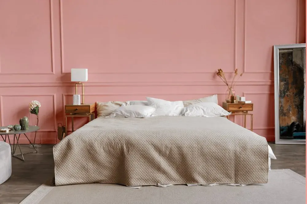 Benjamin Moore Pearly Pink bedroom