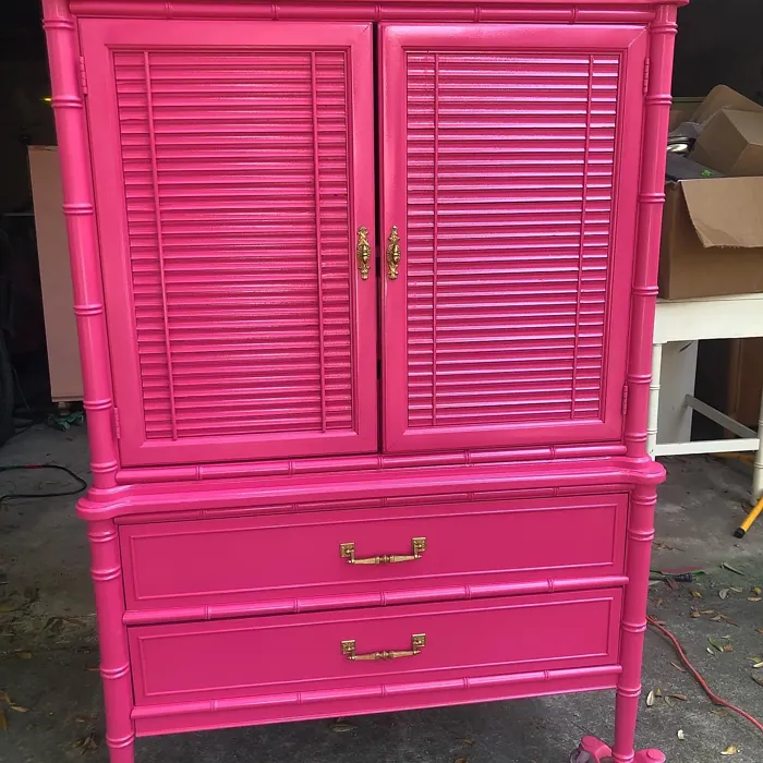 Benjamin Moore Peony bohemian painted furniture inspo