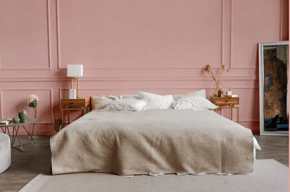 Benjamin Moore Pink Hibiscus bedroom