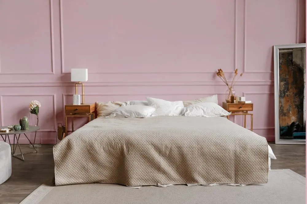 Benjamin Moore Pink Innocence bedroom