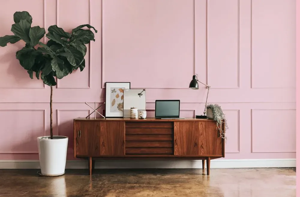 Benjamin Moore Pink Lace modern interior