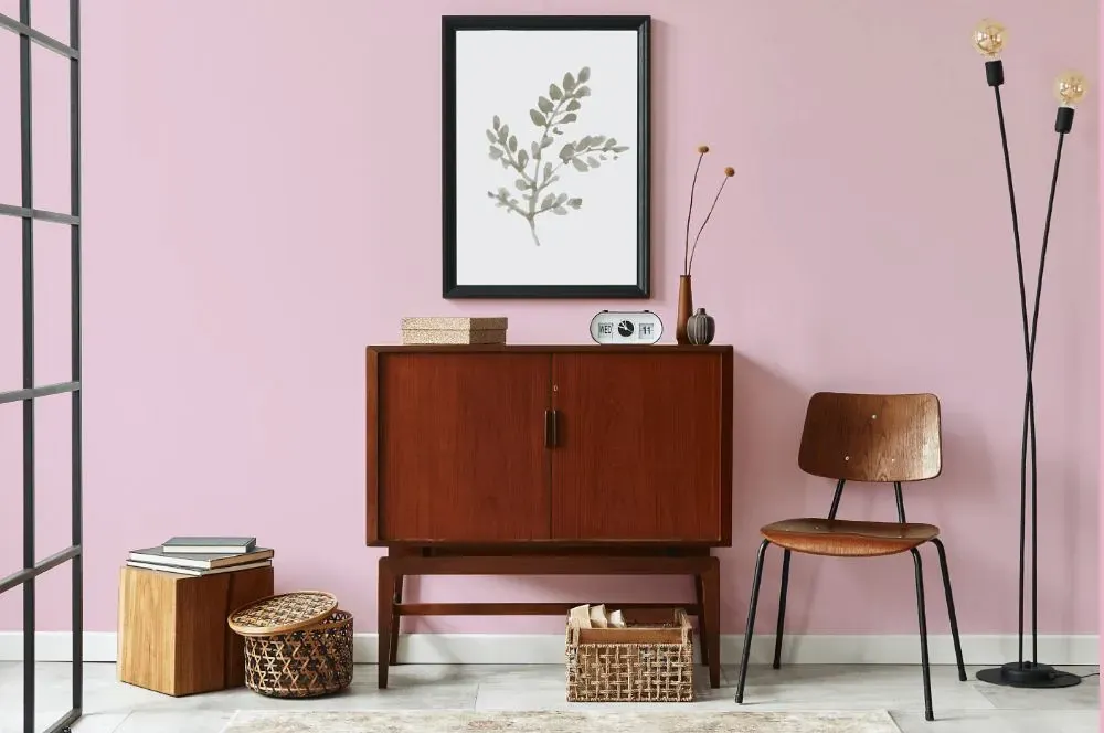 Benjamin Moore Pink Petals japandi interior