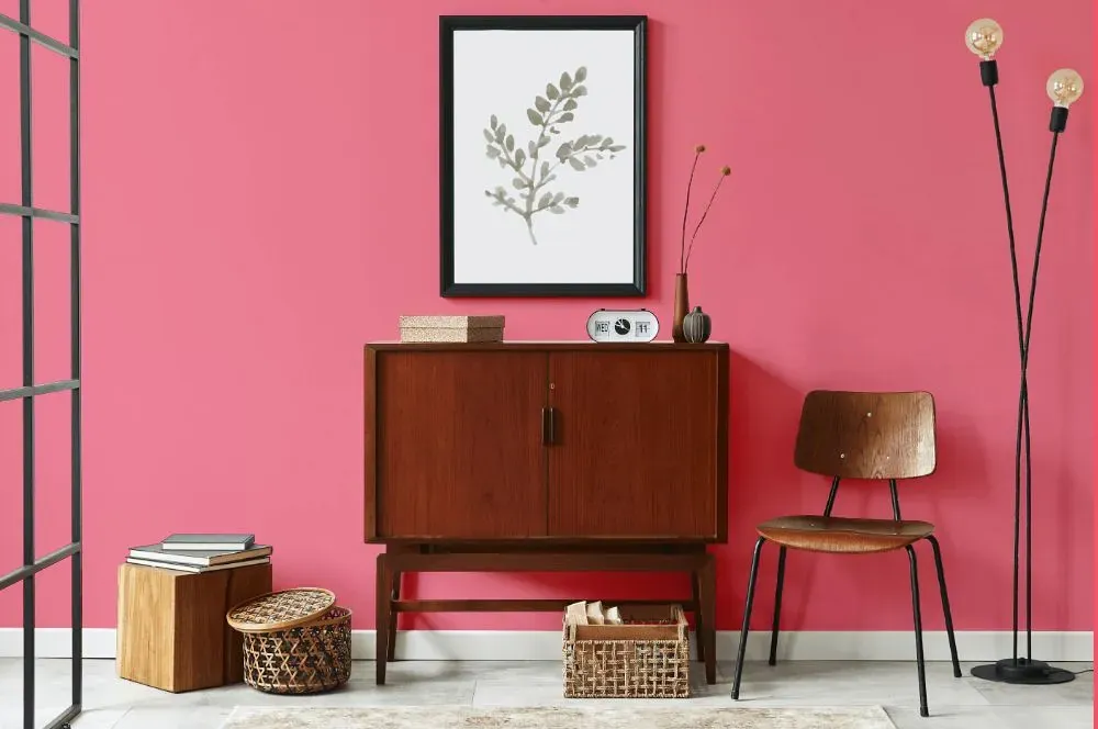 Benjamin Moore Pink Popsicle japandi interior