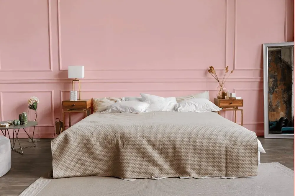 Benjamin Moore Pink Sea Shell bedroom