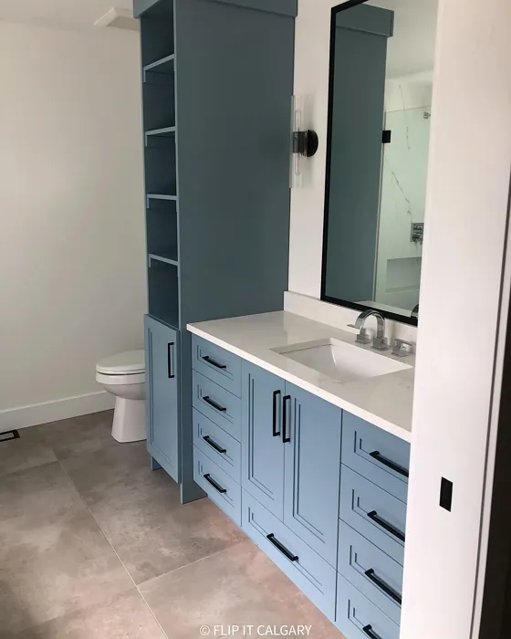 1649 Bathroom Painted Cabinets