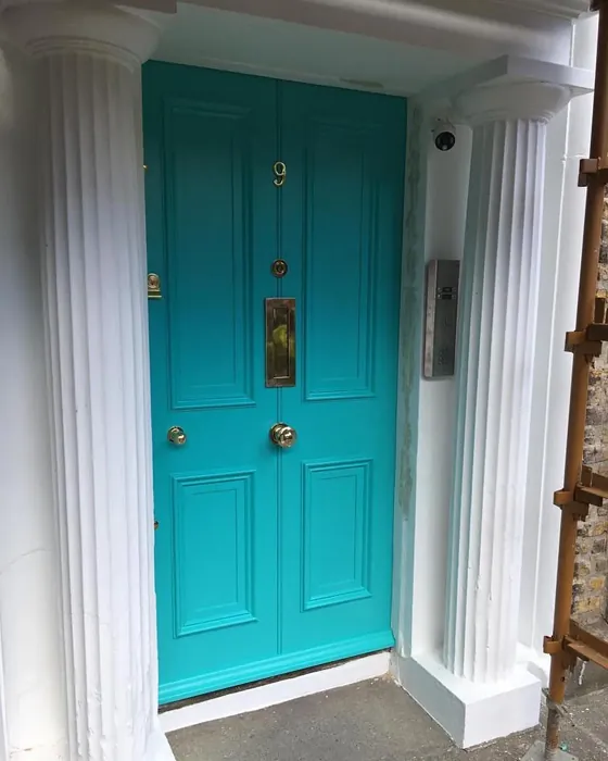 Bm Poolside Blue Beautiful Front Door