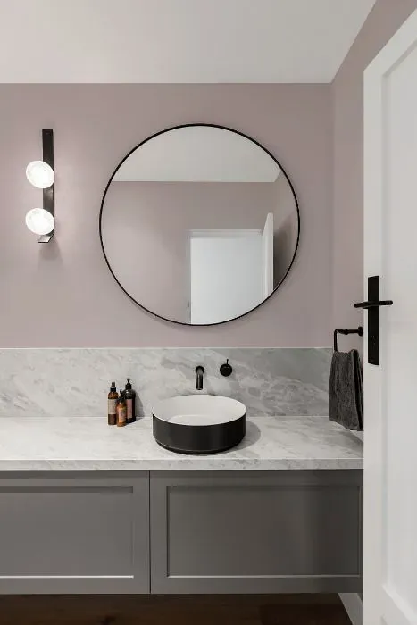 Benjamin Moore Porcelain minimalist bathroom