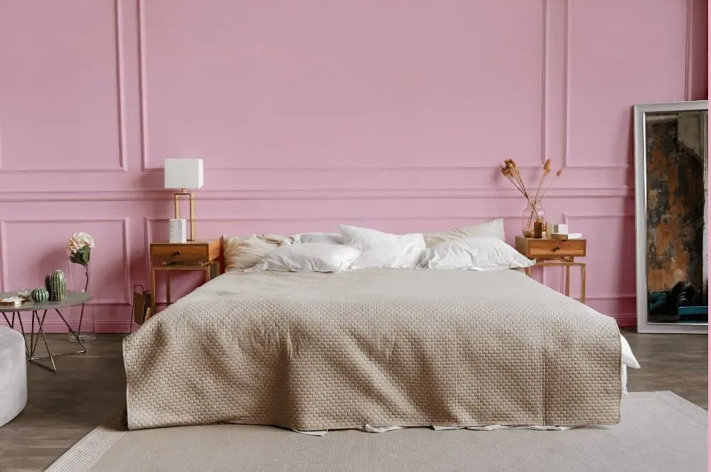 Benjamin Moore Posy Pink bedroom
