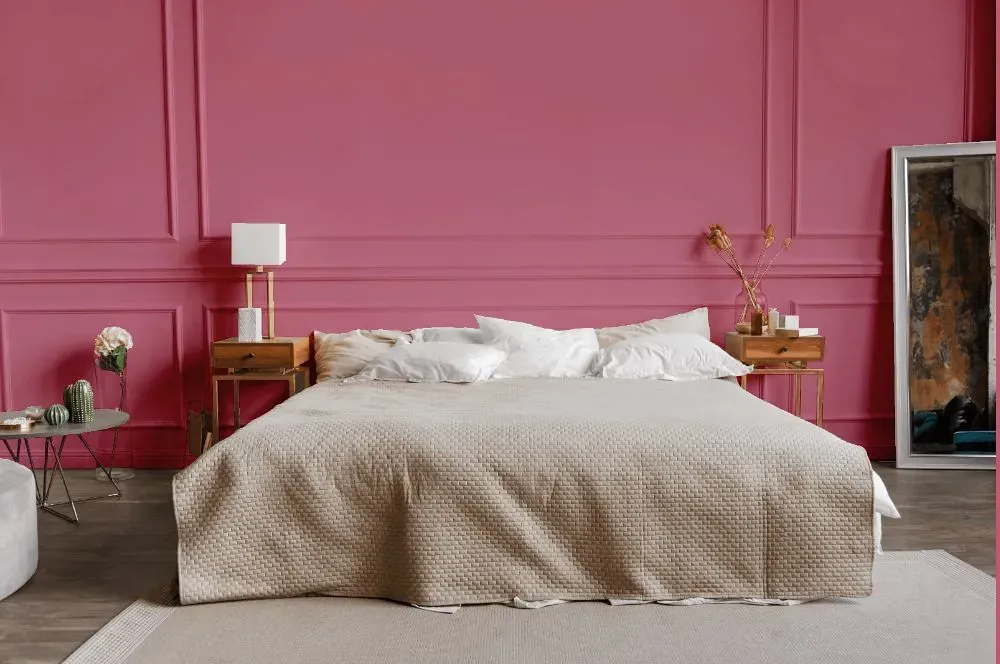 Benjamin Moore Precious Pink bedroom