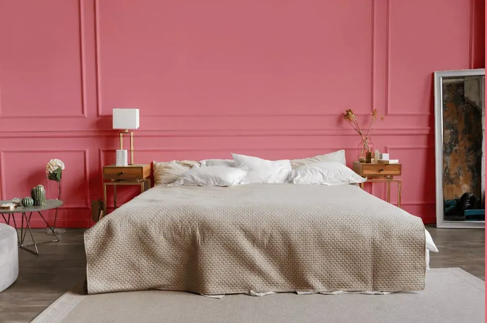 Benjamin Moore Pretty in Pink bedroom