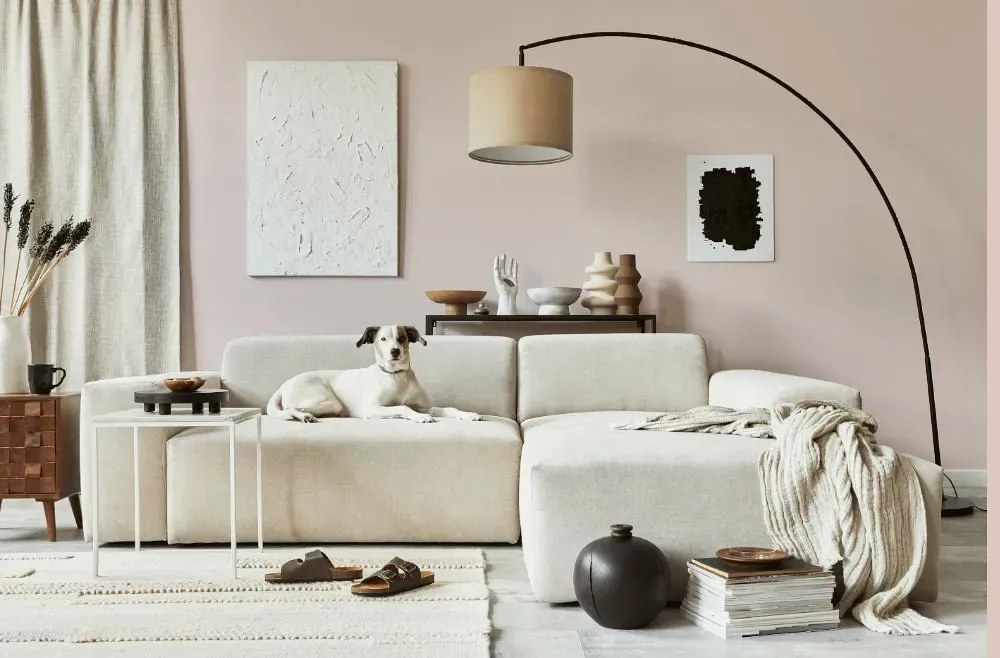Benjamin Moore Proposal cozy living room