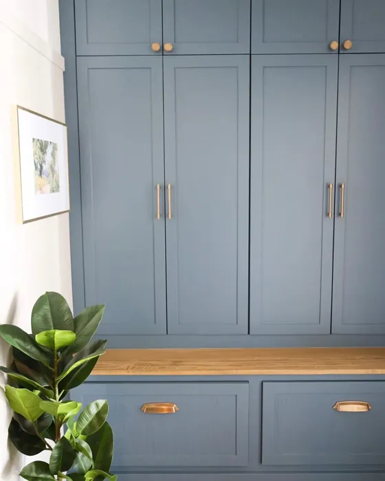 Providence Blue Painted Cabinets