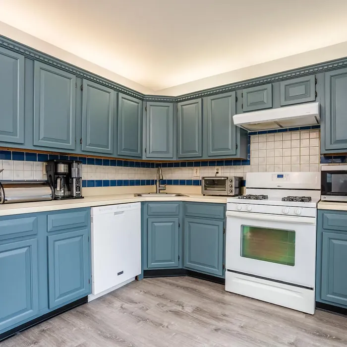 Bm Providence Blue Kitchen Cabinets