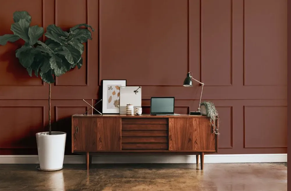 Benjamin Moore Pueblo Brown modern interior