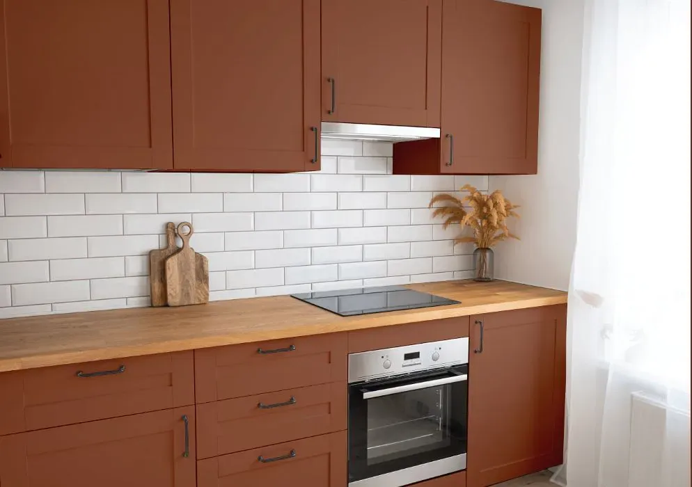 Benjamin Moore Pumice Stone kitchen cabinets