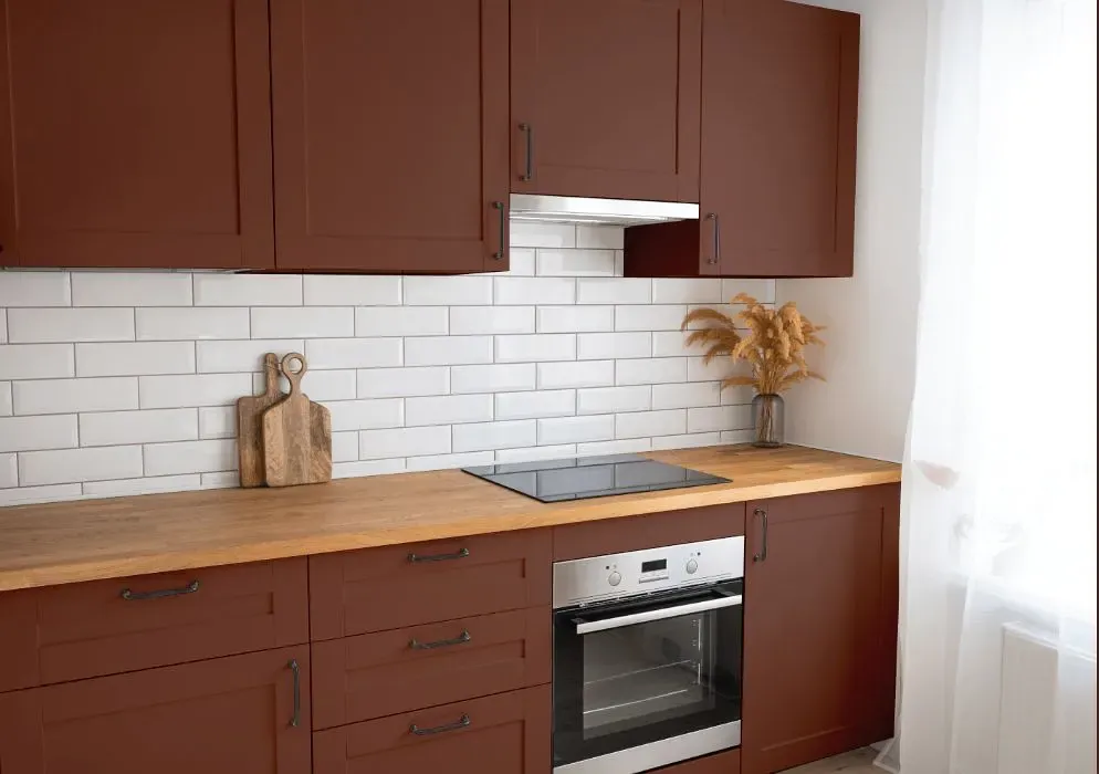 Benjamin Moore Pumpernickel kitchen cabinets