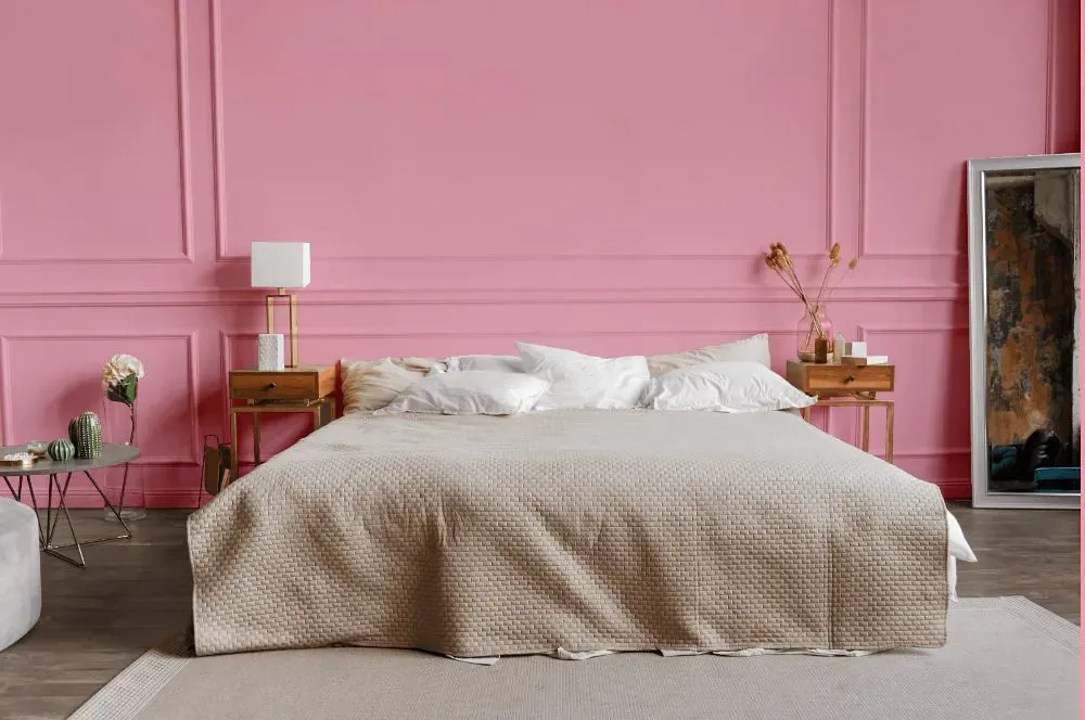 Benjamin Moore Pure Pink bedroom
