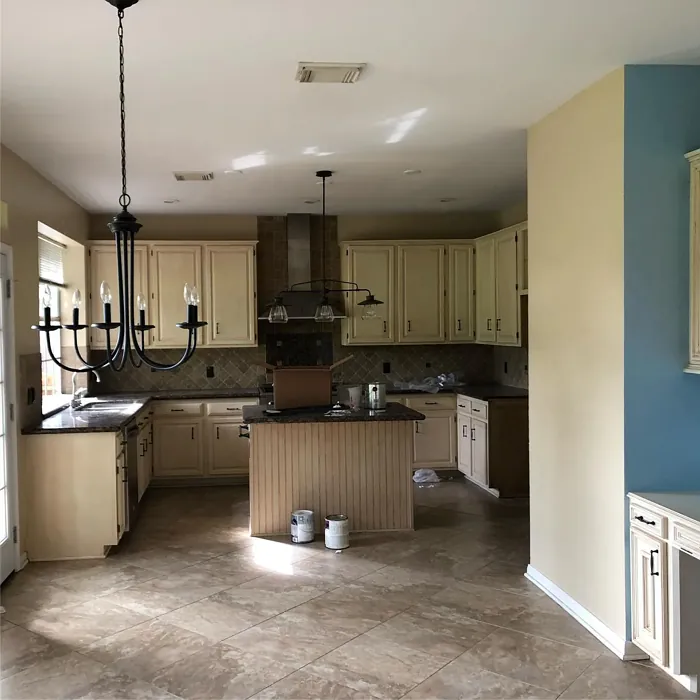 Benjamin Moore Putnam Ivory kitchen interior