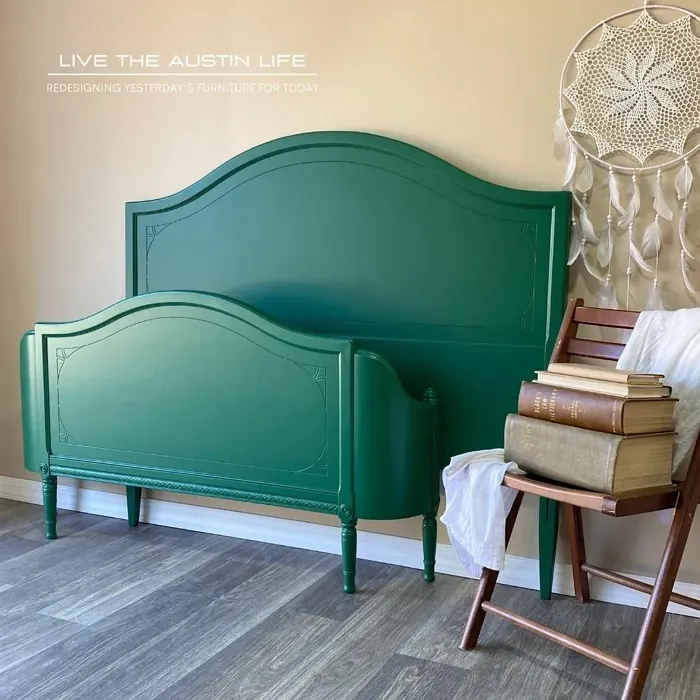 Benjamin Moore Rainforest Foliage bed frame