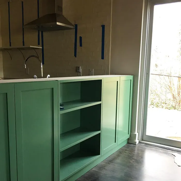 Bm Raleigh Green Kitchen Cabinets