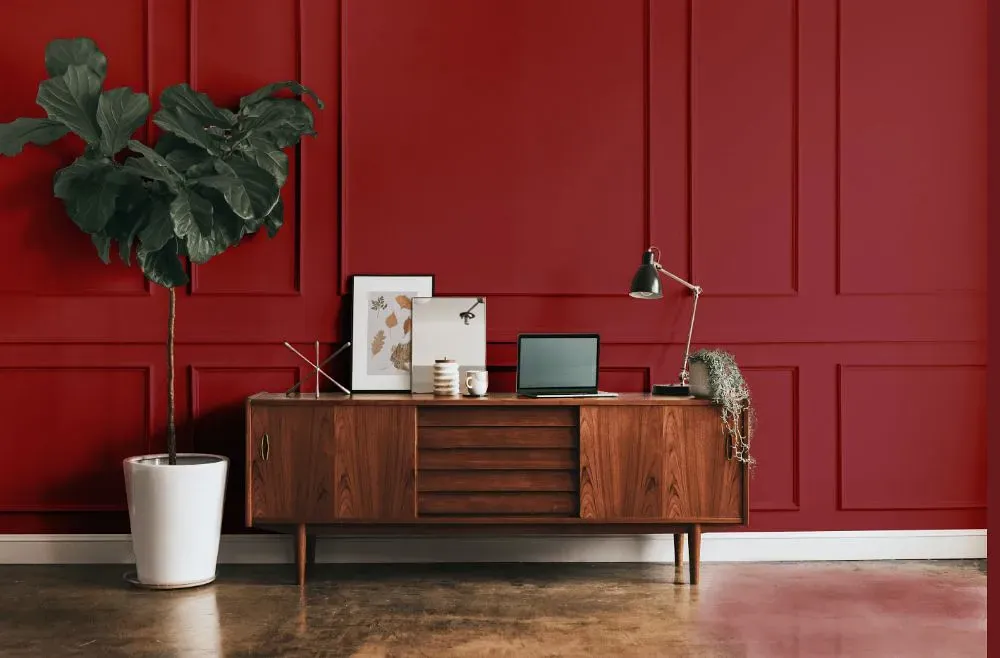 Benjamin Moore Raspberry Truffle modern interior