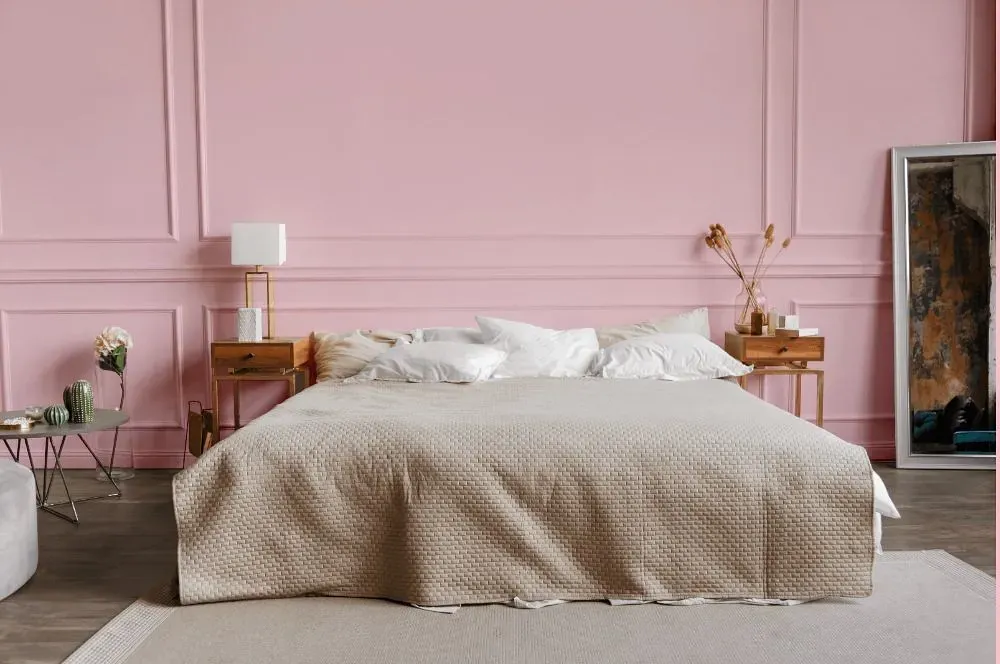 Benjamin Moore Ribbon Pink bedroom