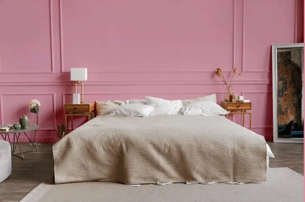 Benjamin Moore Rosy Glow bedroom